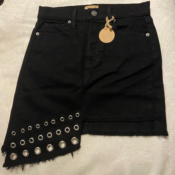 MISA Los Angeles Super Star Assymetrical Mini Skirt - Picture 2 of 7